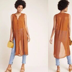 Maeve Janane Longline Blouse Size 8